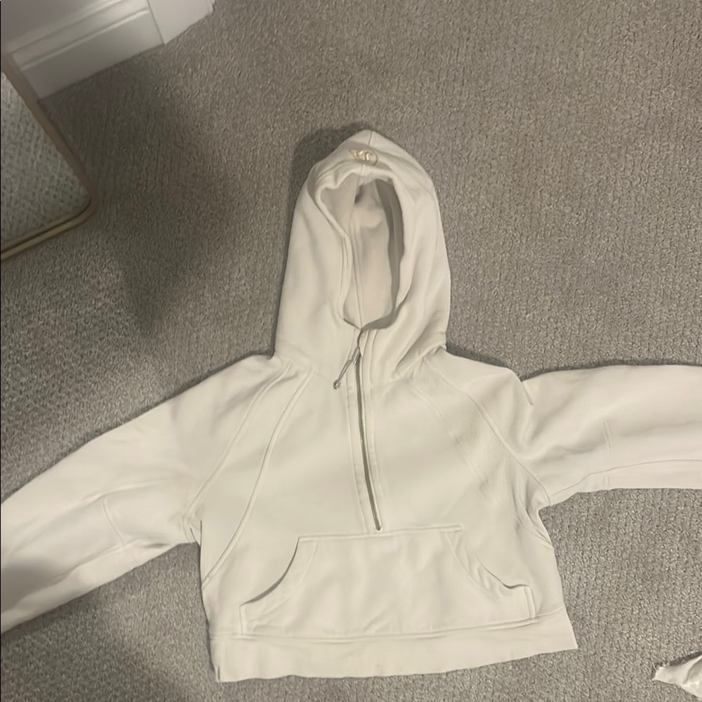 White Hooded Sweatshirt